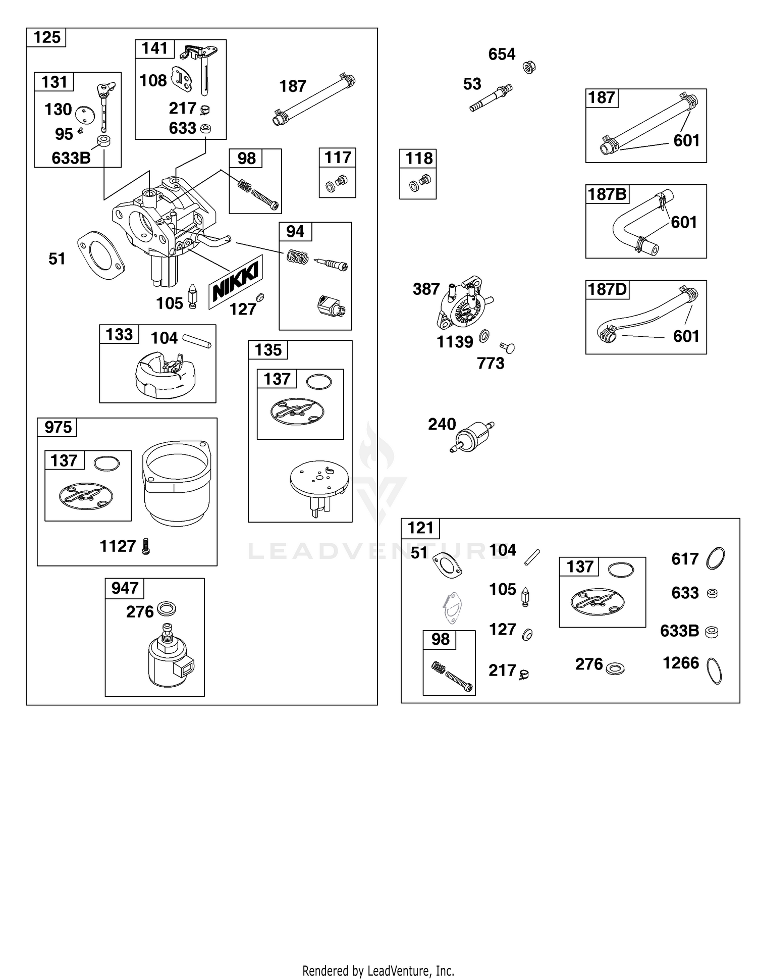 Carburetor and Fuel Supply Group