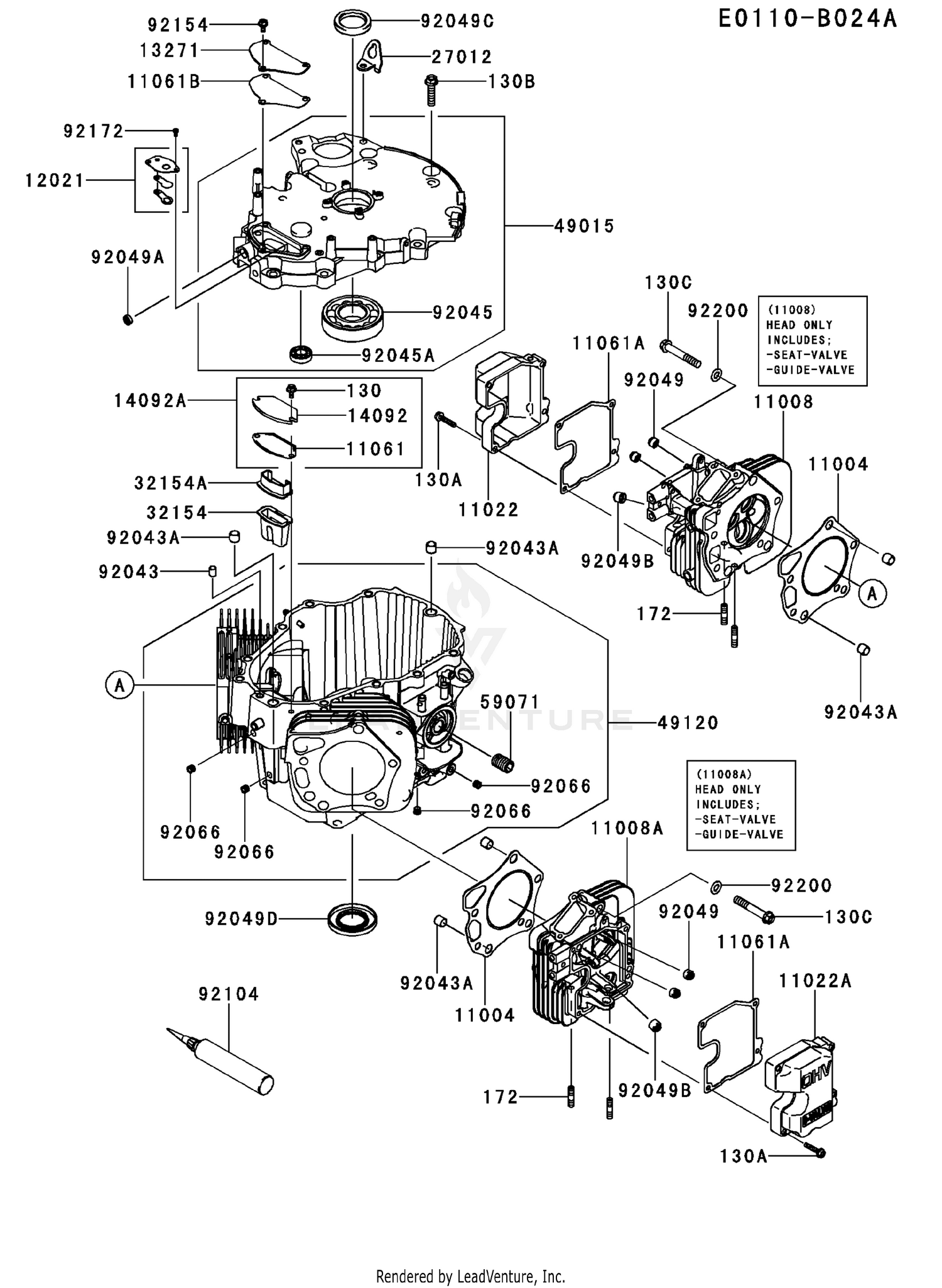 FXT00V-AS26 CYLINDER & CRANKCASE