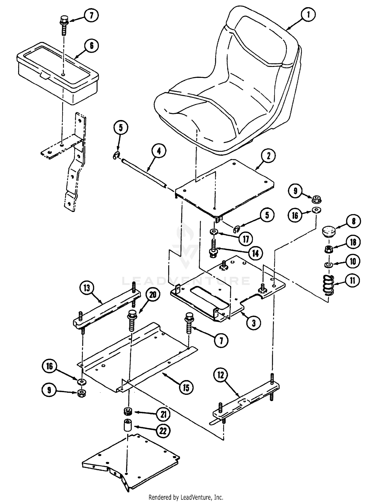 Seat & Tool Box