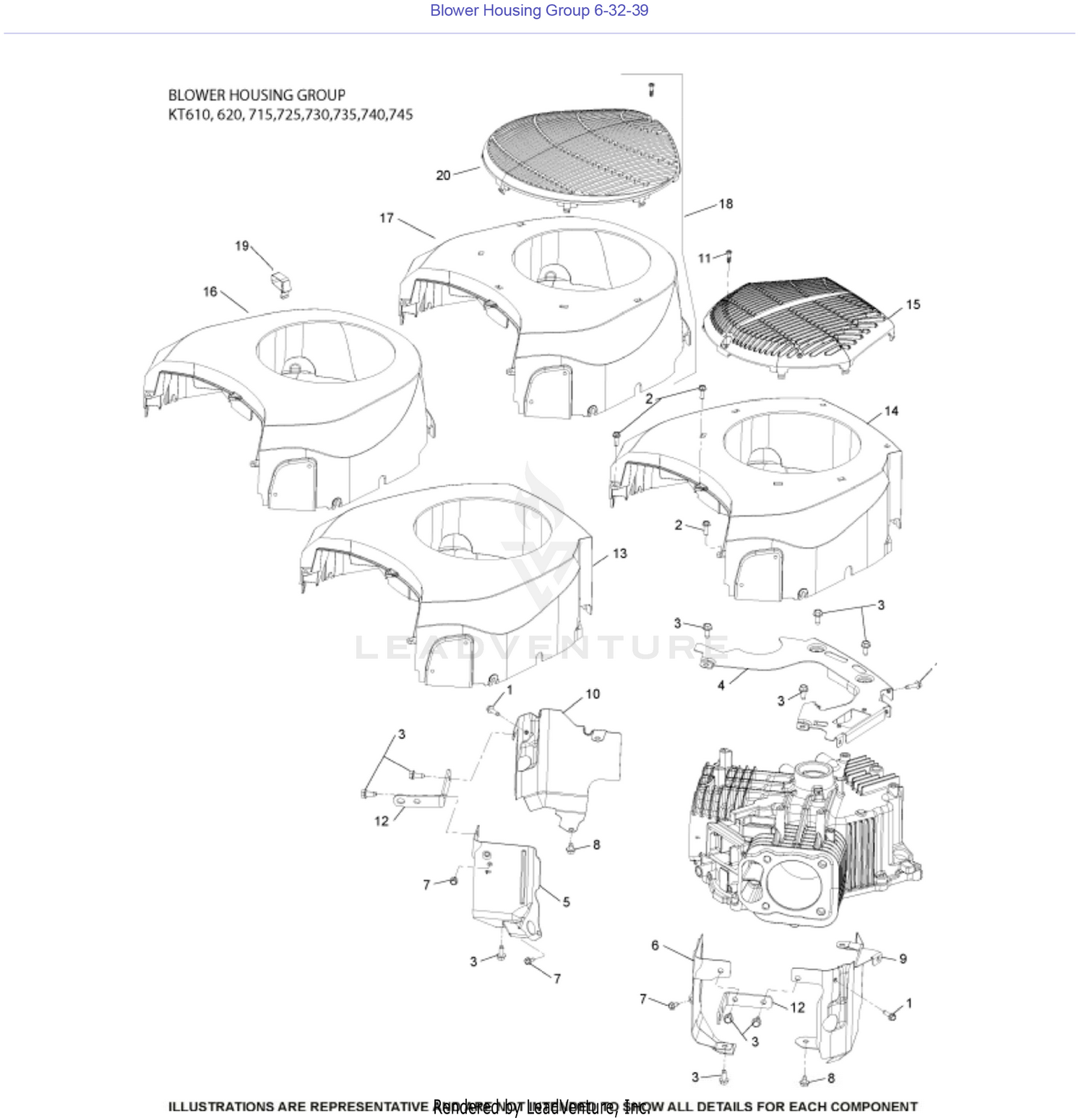 KT735-3082 Blower Housing
