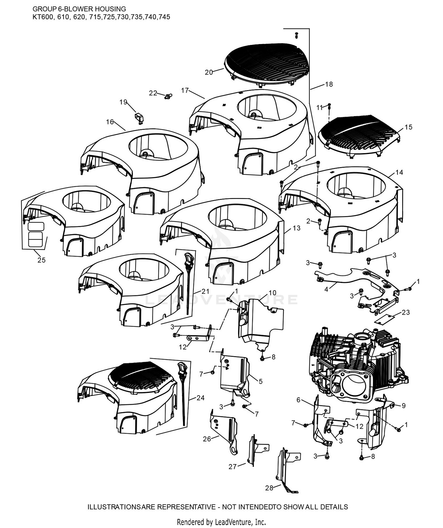 KT735-3104 Blower Housing