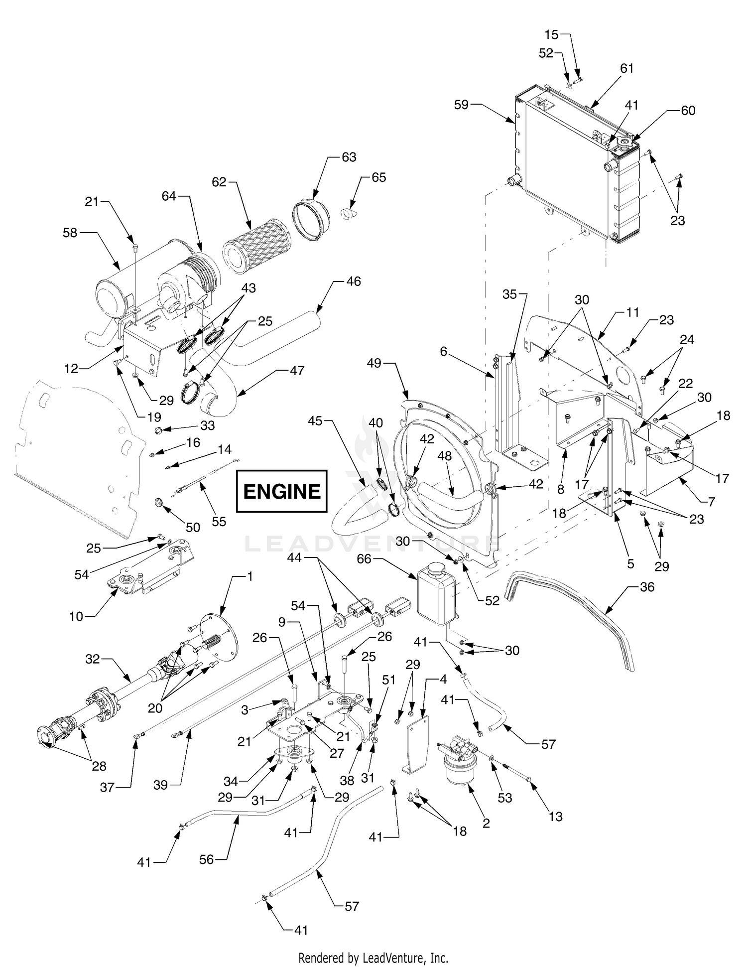 Engine and Drive Shaft