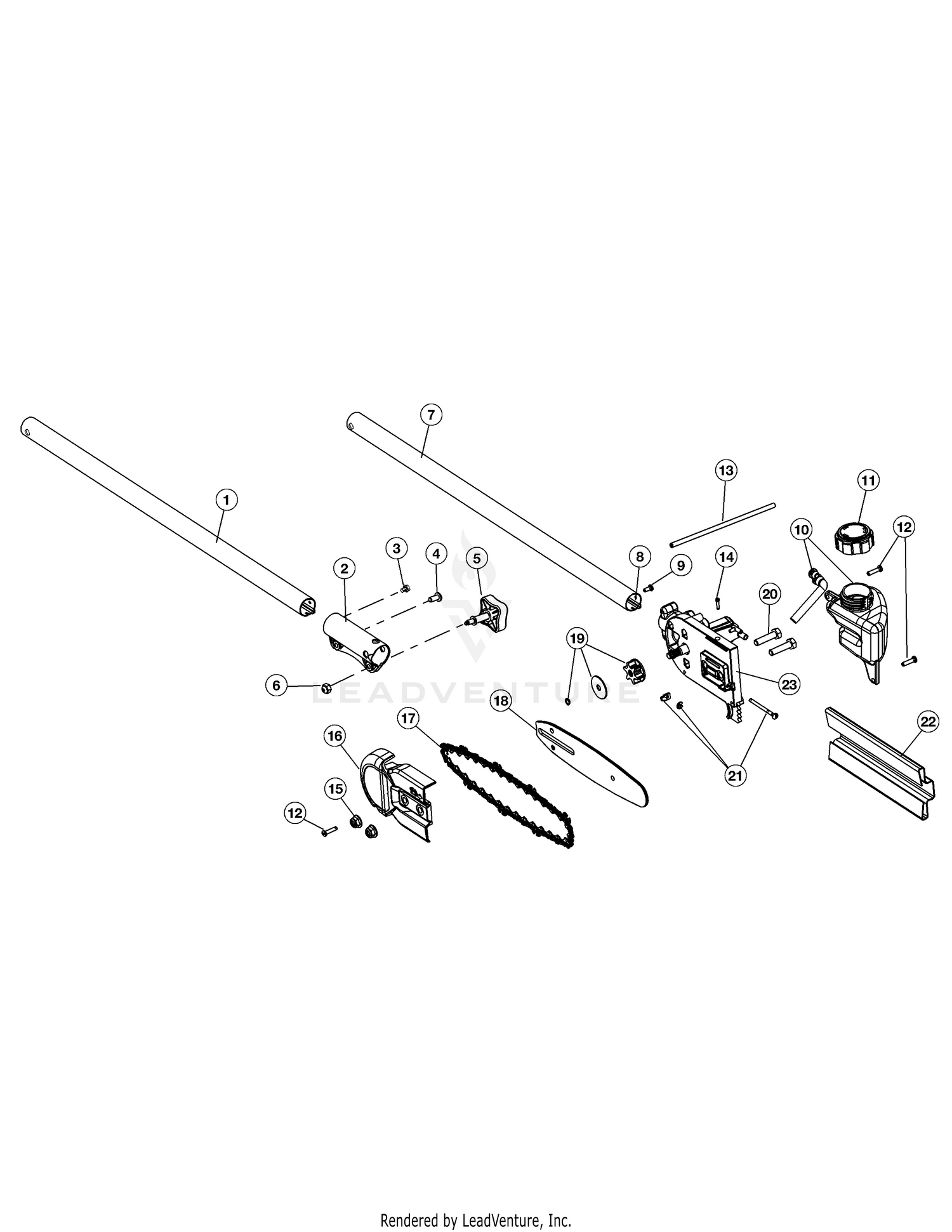 Pole Saw Assembly