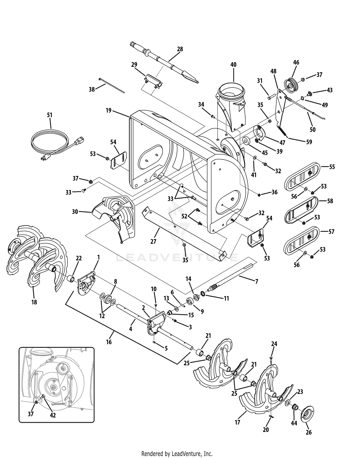 Auger & Auger Housing