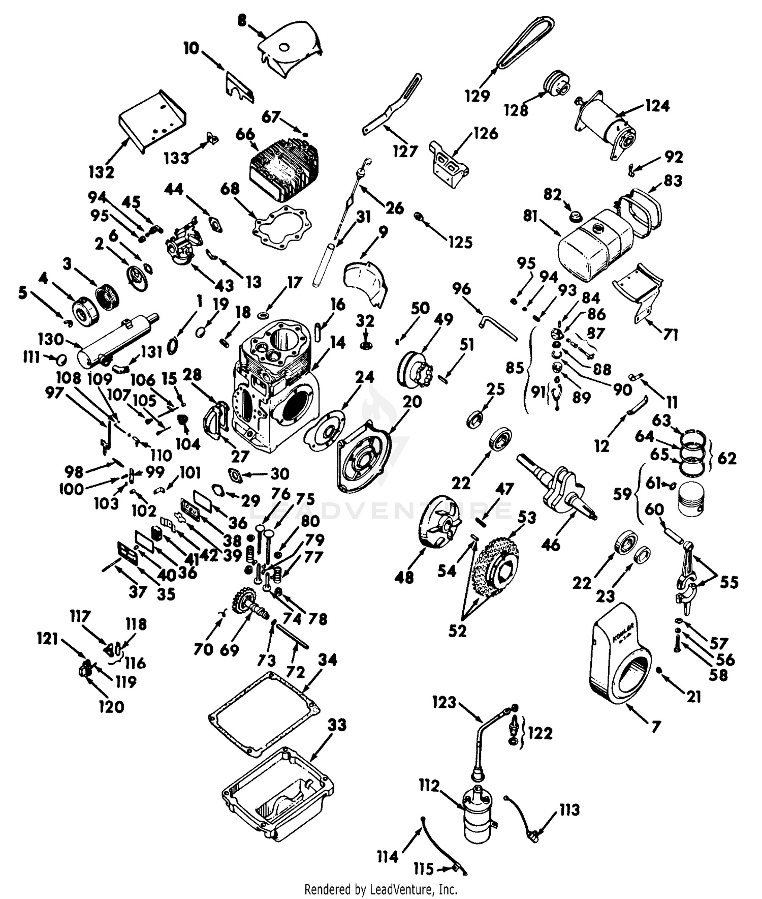 Engine-K301a-12 Hp