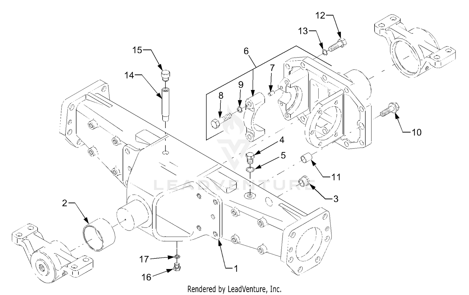 Front Differential Gear Case