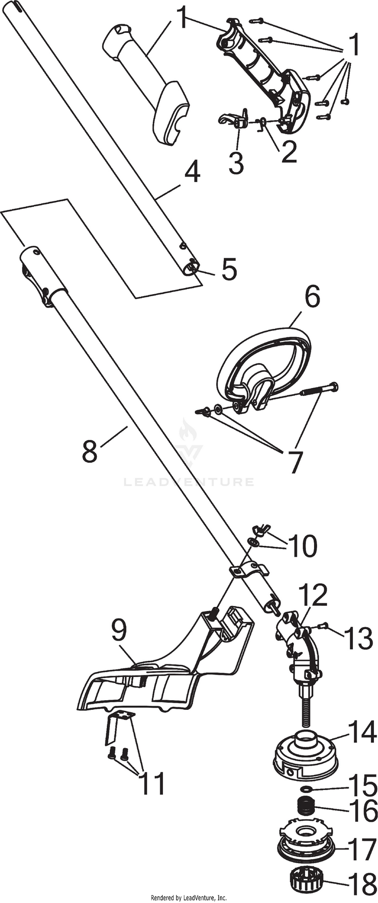 Bolens BL160 41AD170G965 Gas String Trimmers PartsWarehouse