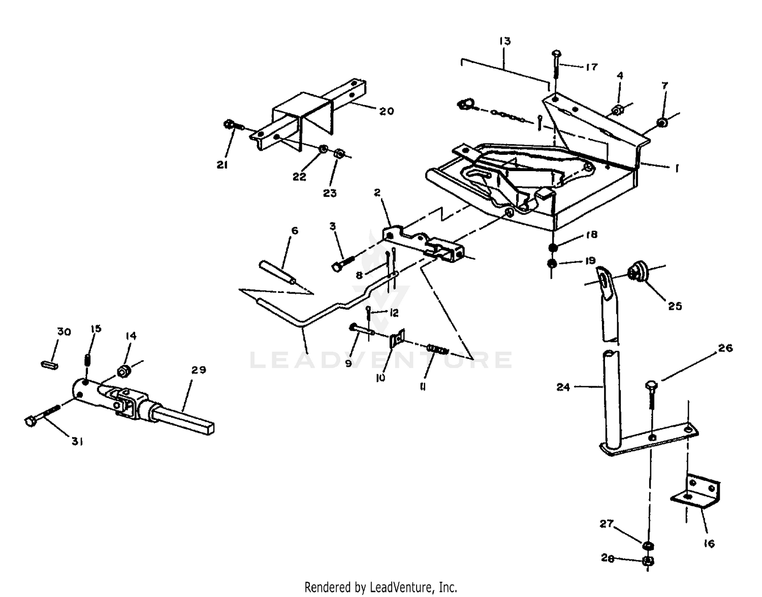 SUBFRAME WITH QUICK HITCH SYSTEM