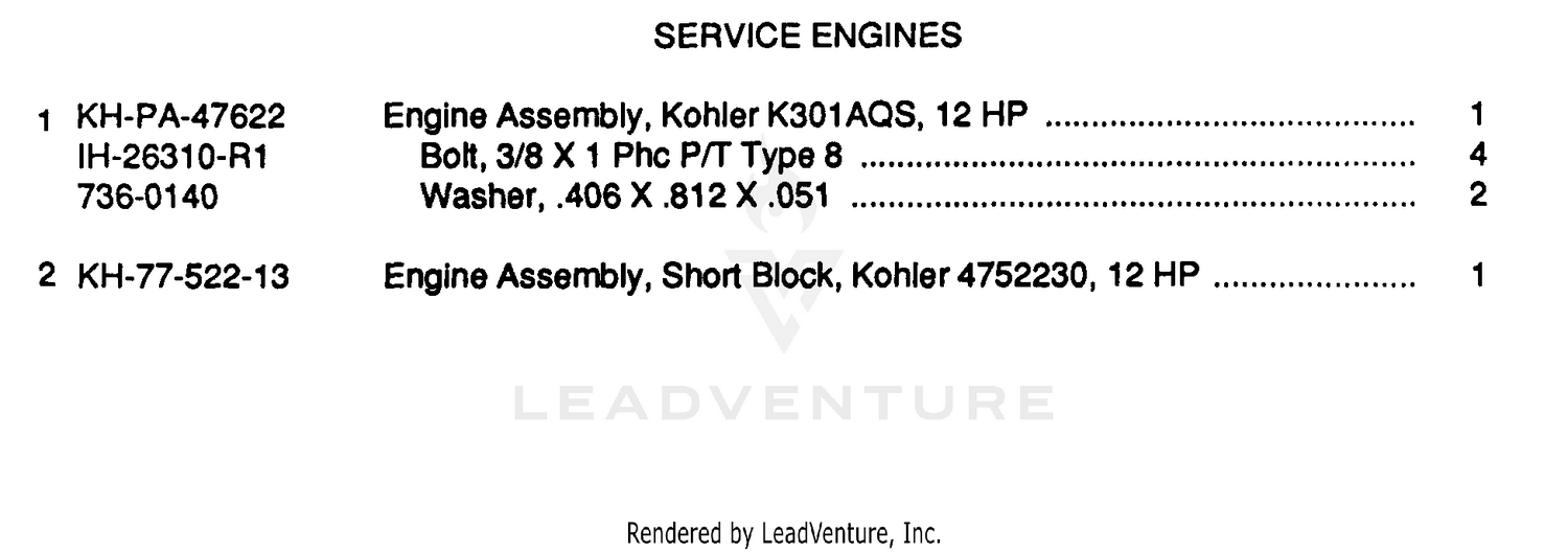 Assembly diagram