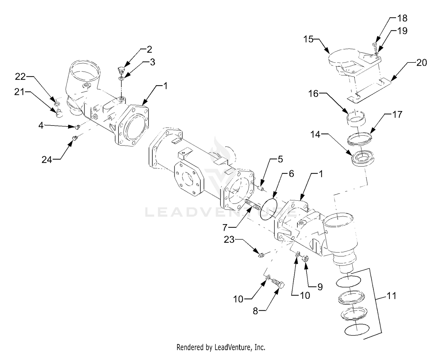 Bevel Gear Case Group