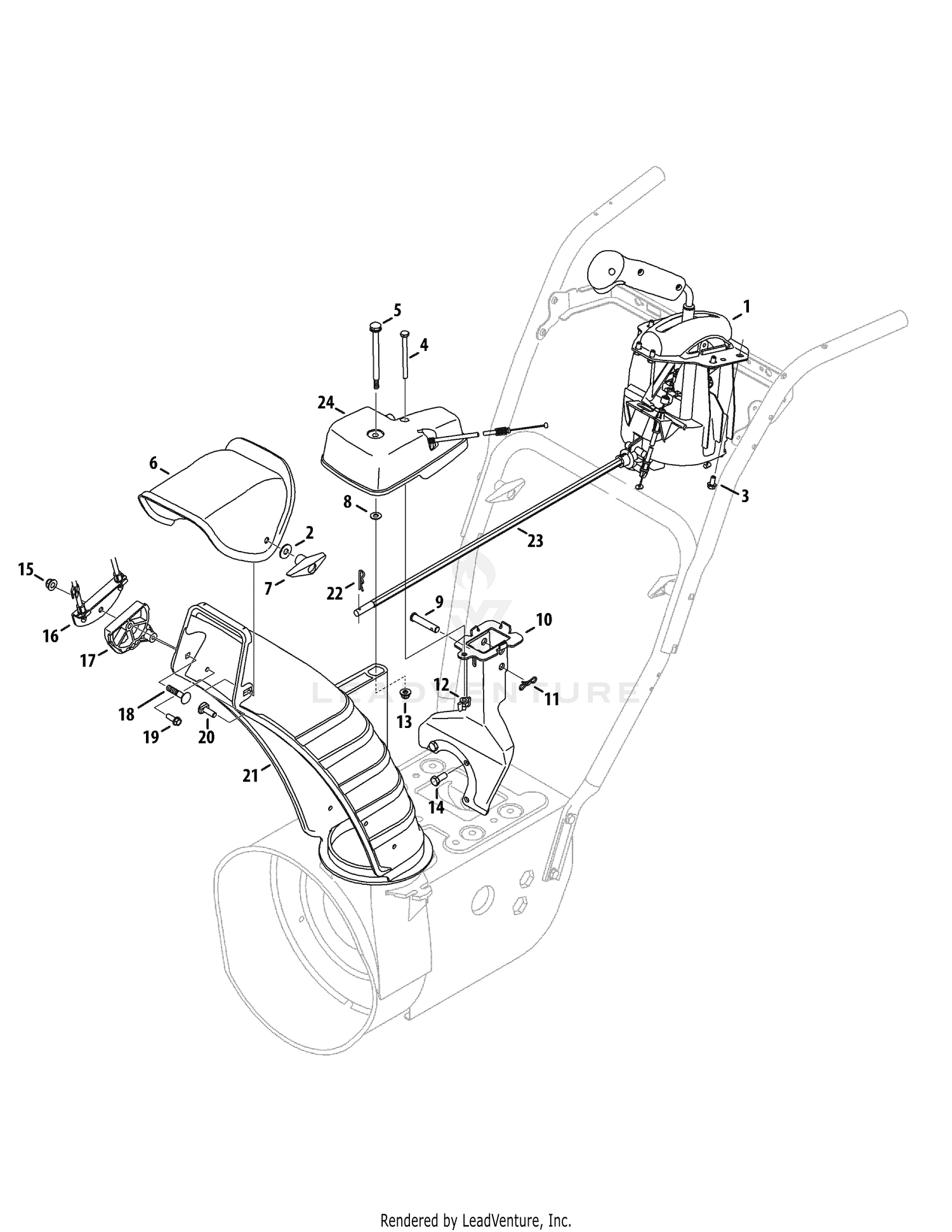 4-Way Extended Chute