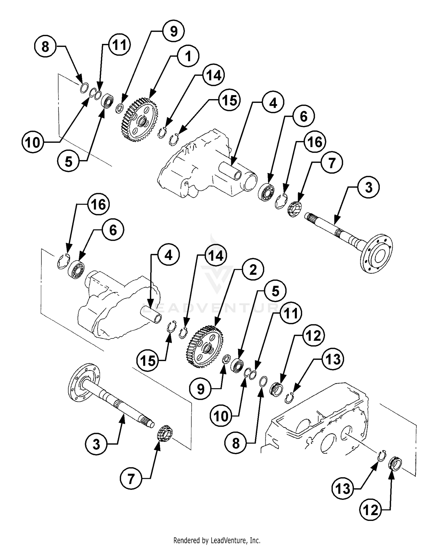 Axle, Rear