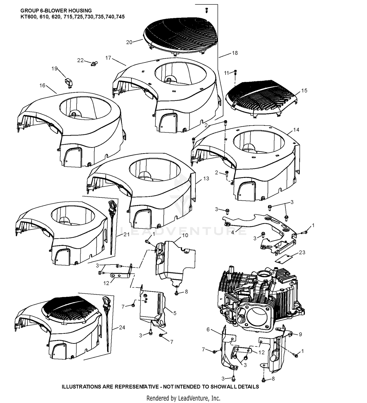 KT740-3095 Blower Housing