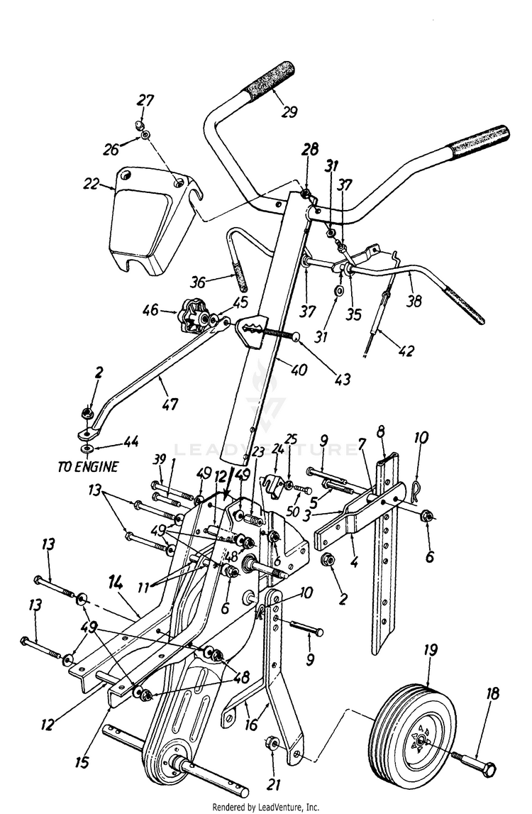 White Outdoor 215-340-190 Roto Boss 500 (1995) | Partswarehouse