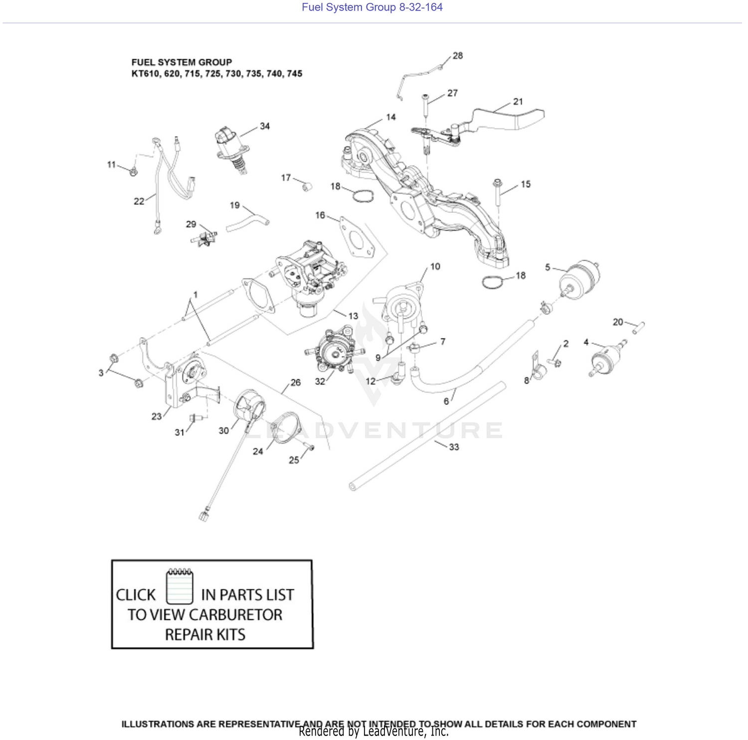 KT735-3082 Fuel System