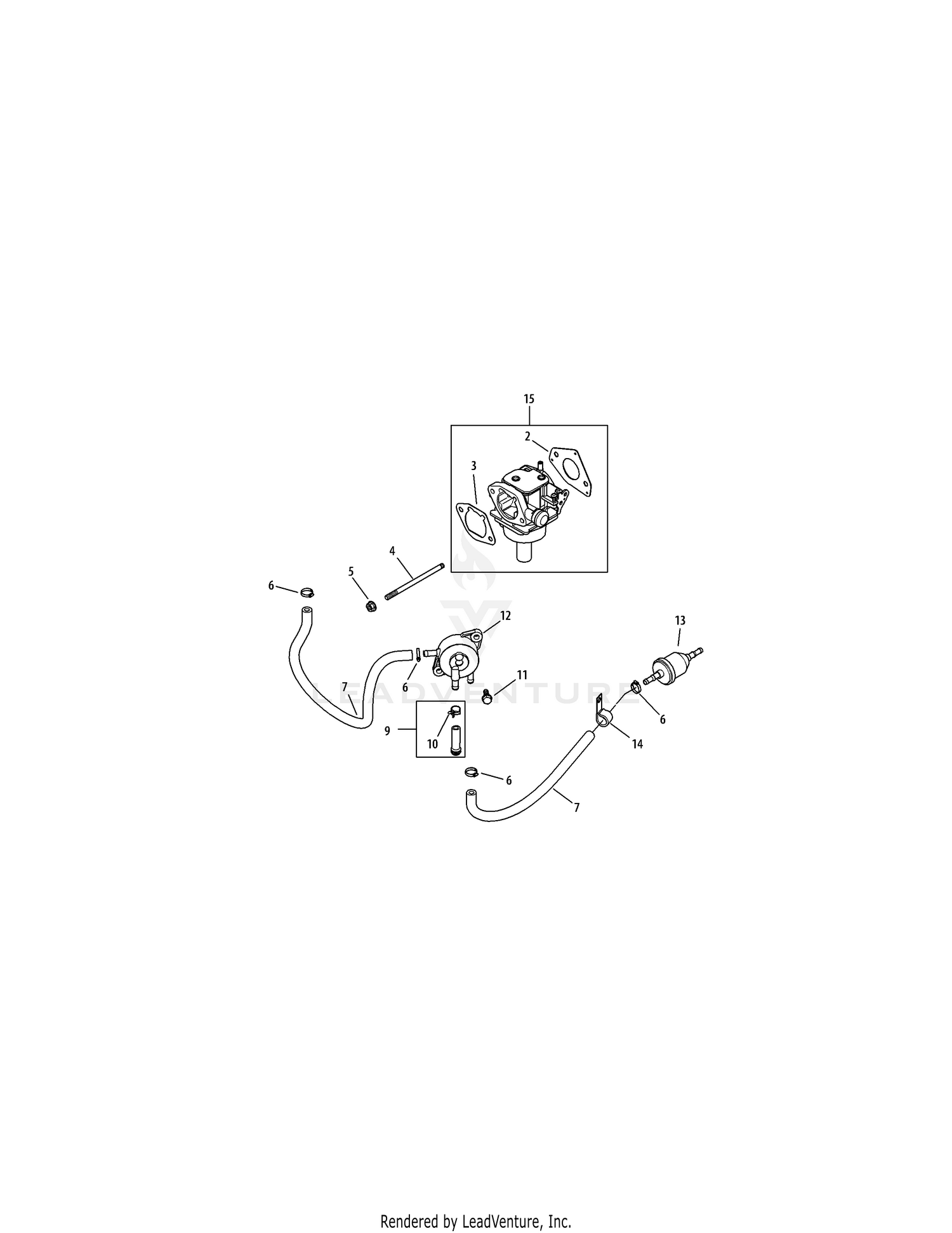 Kohler SV730-3031 Fuel System