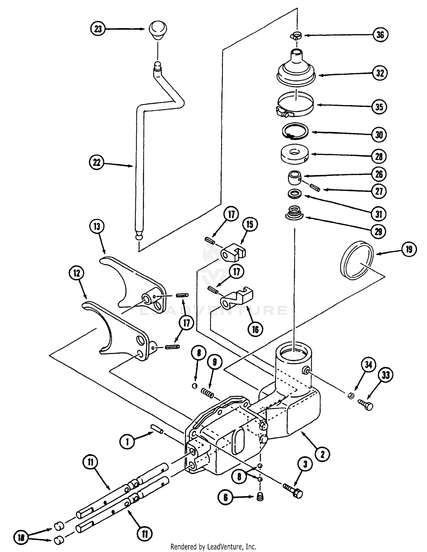 T/M Control Gear Drive (Part 1)