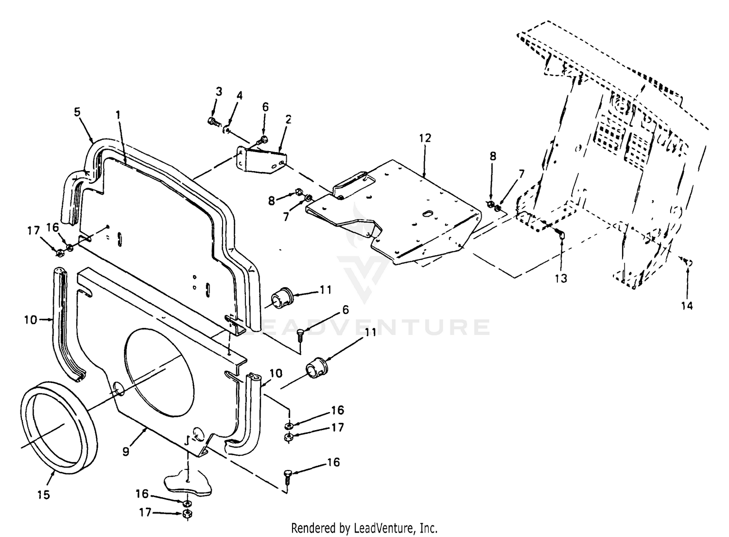 Battery Tray And Bulkhead
