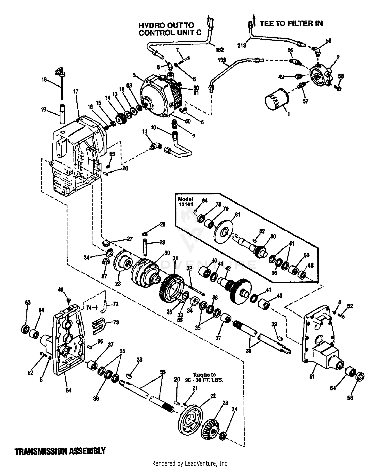 HYDRO & AXLE ASSEMBLY