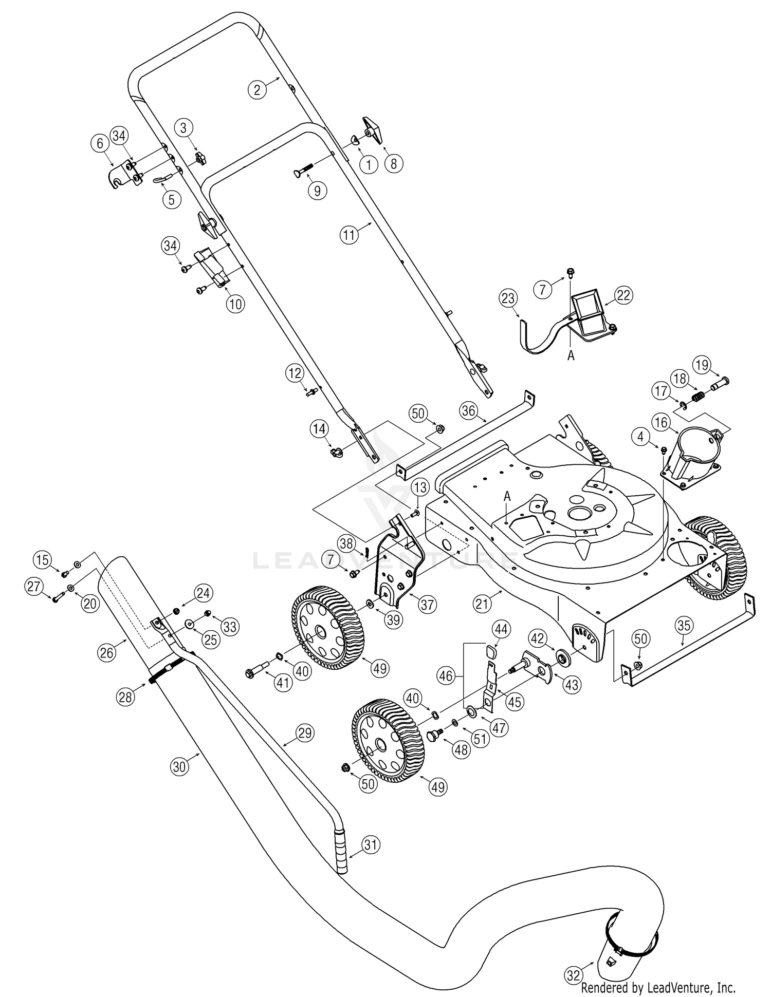Frame & Handle Assembly