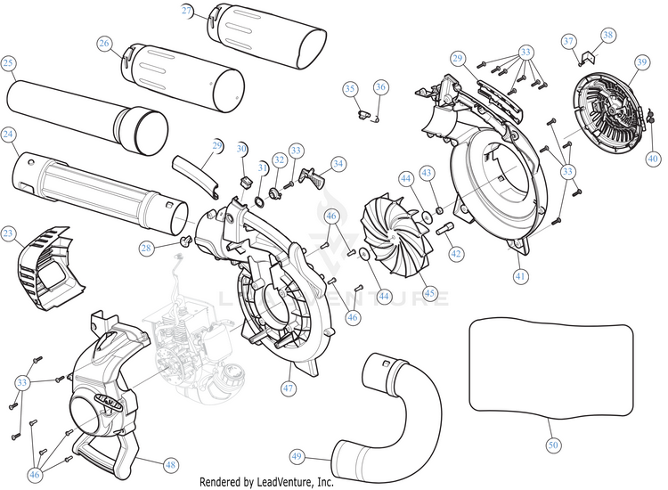 TB272V Leaf Blower / Vacuum - 41AR272V766