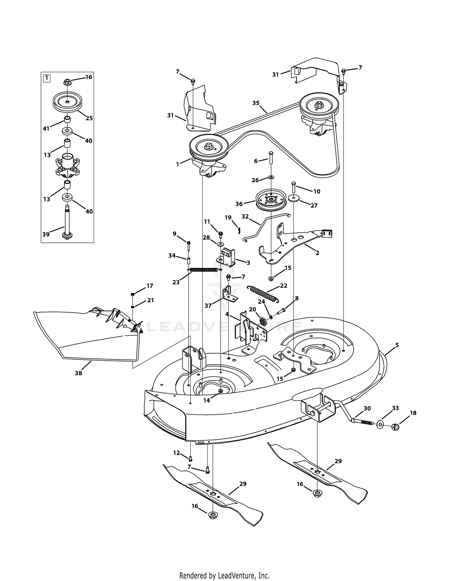 Mower Deck 38-Inch
