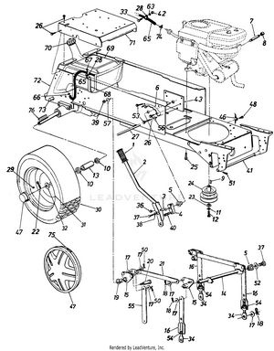 Mtd Mtd Gt 1846 Mdl 141 848h118 Garden Tractor Partswarehouse