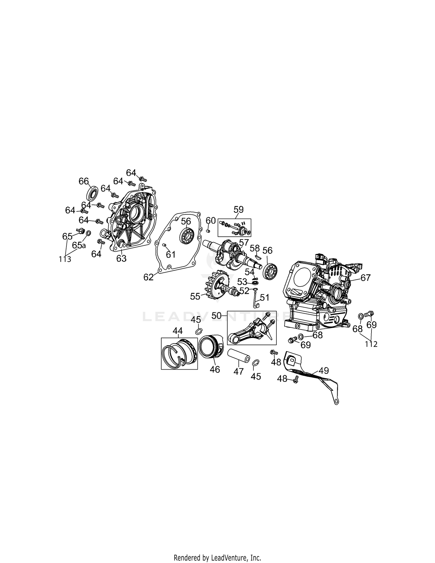 170-V0B Crankcase