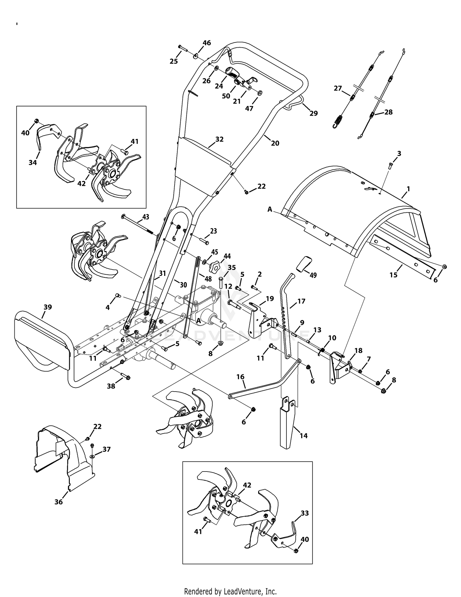 Handle & Tines 21D-6XX