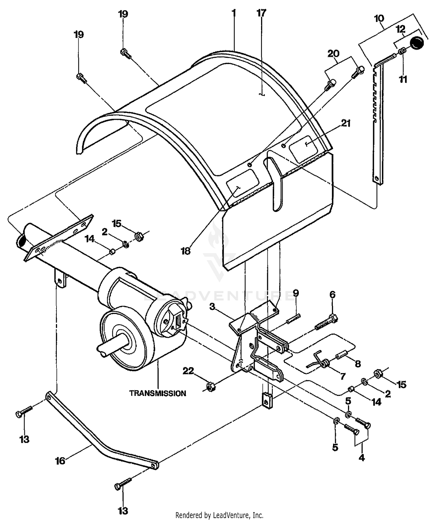 HOOD & DEPTH REGULATOR