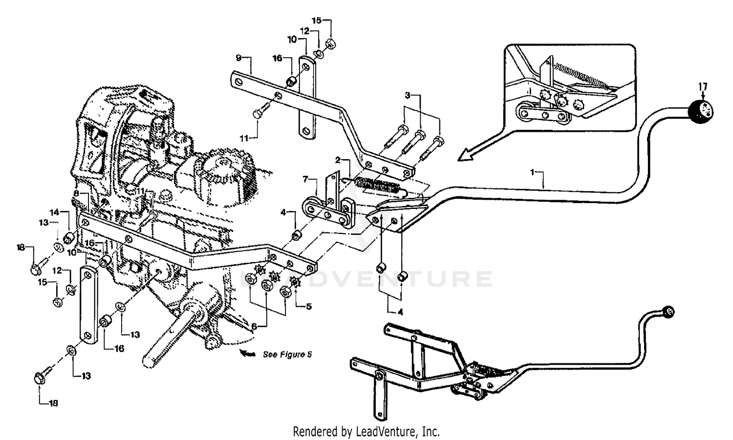 WHEELS/TIRES/PTO DRIVE LEVER ASSEMBLY