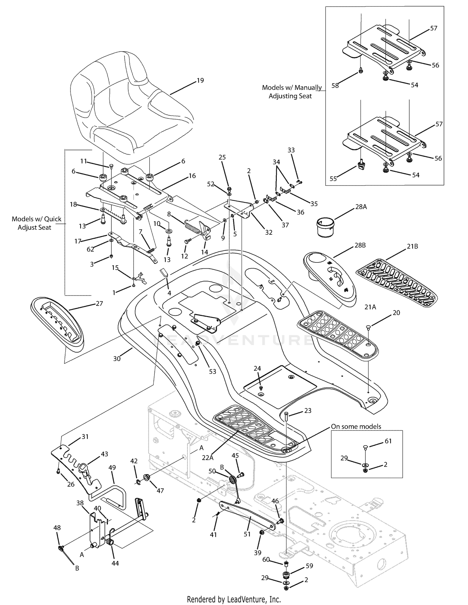 Fender, Deck Lift & Seat