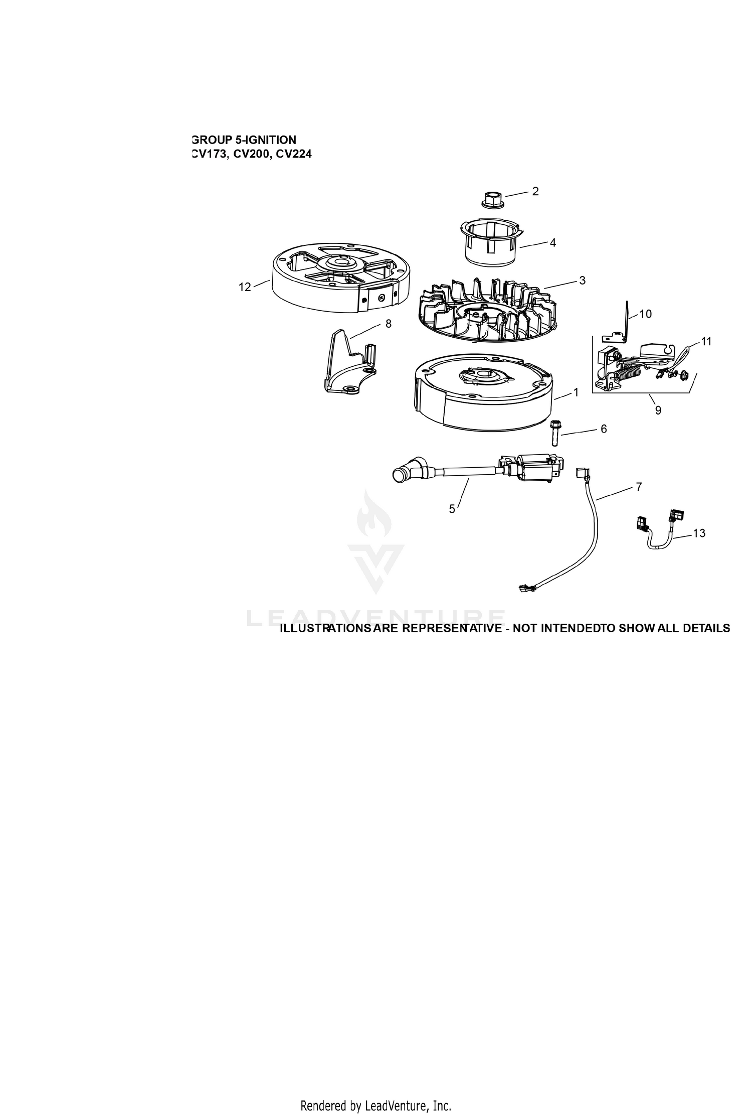 CV173-3016 Ignition & Charging