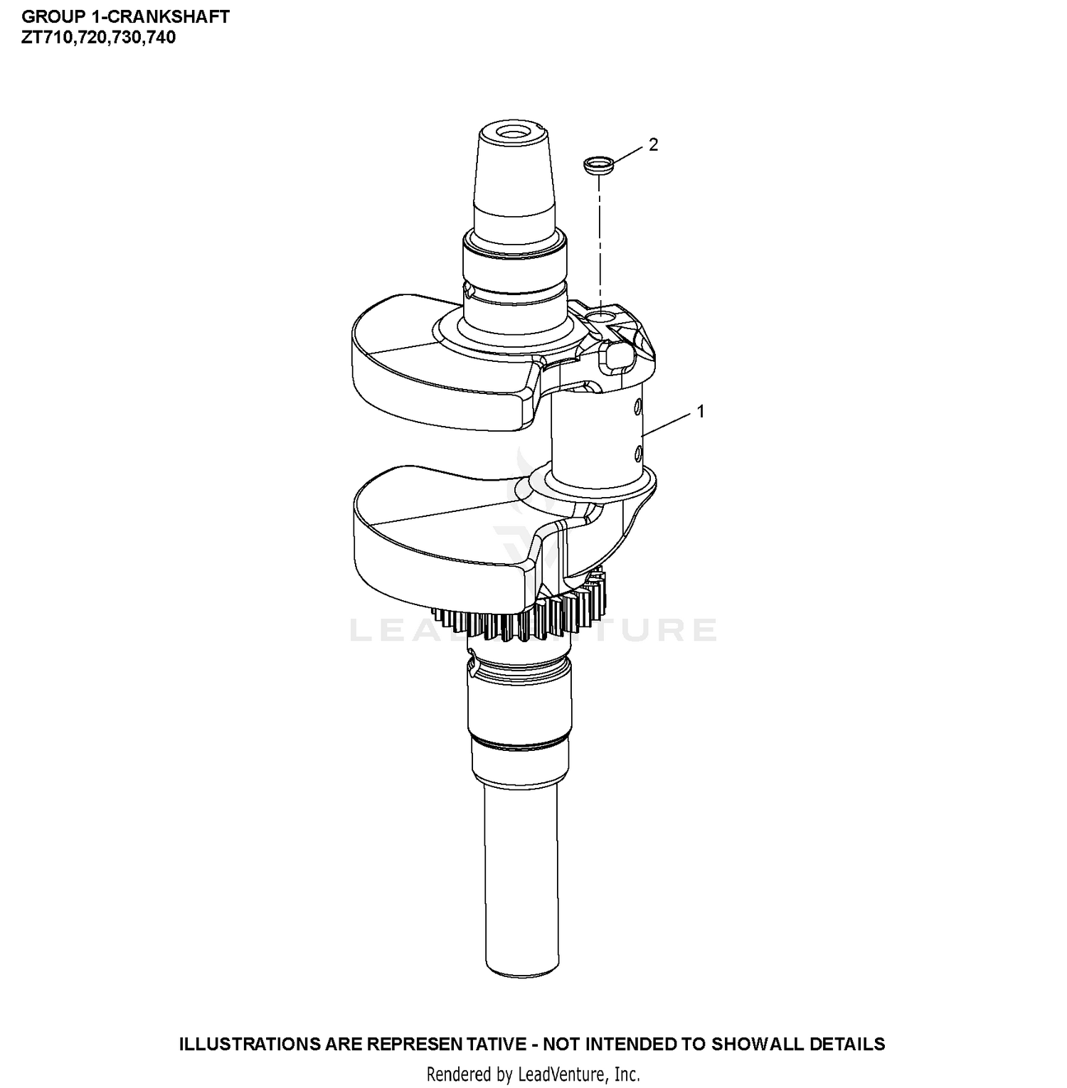 ZT730-3045 CrankShaft