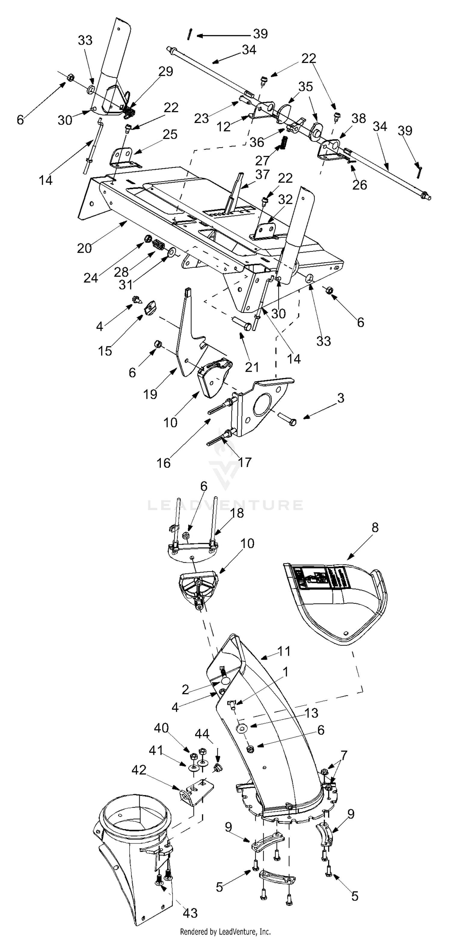 Handle & Chute