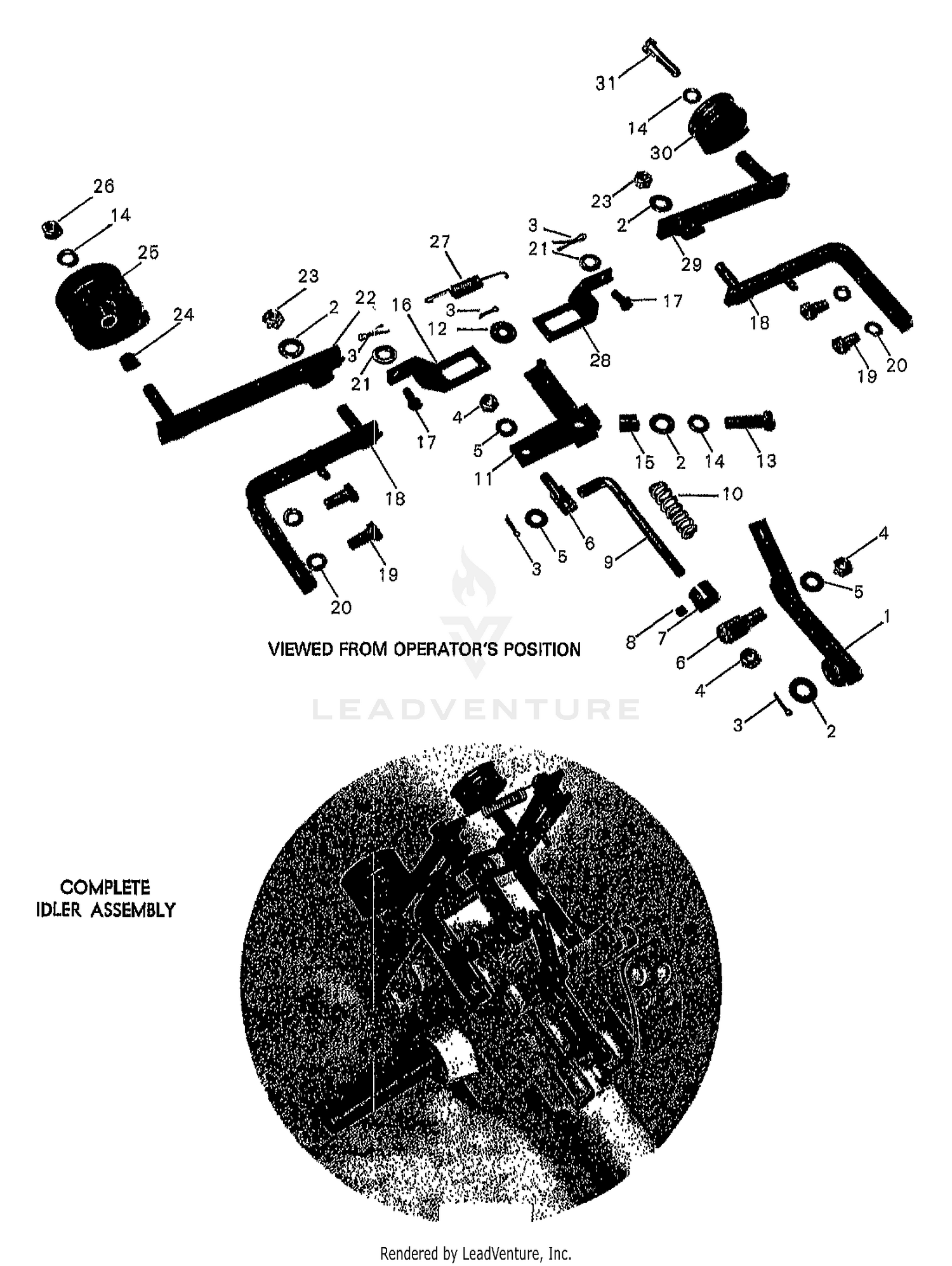 FORWARD/REVERSE IDLER ASSEMBLY