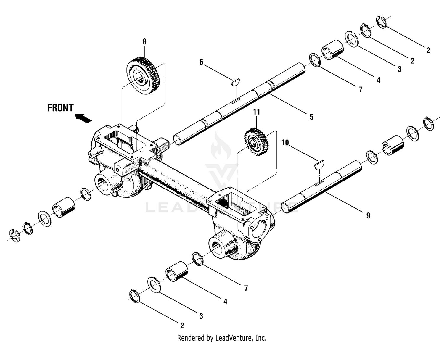 Wheel and Tiller Shafts