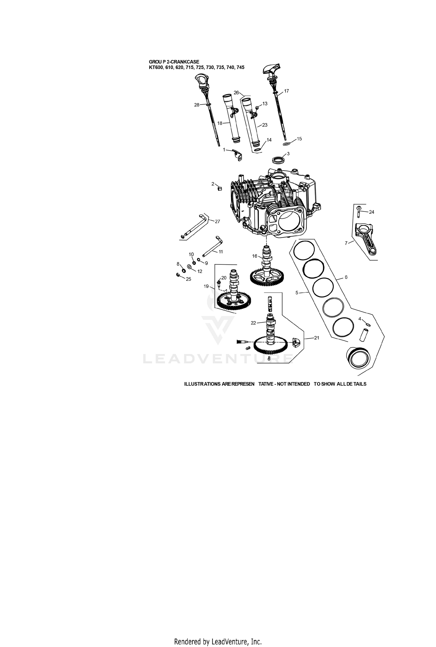 KT725-3017 CrankCase