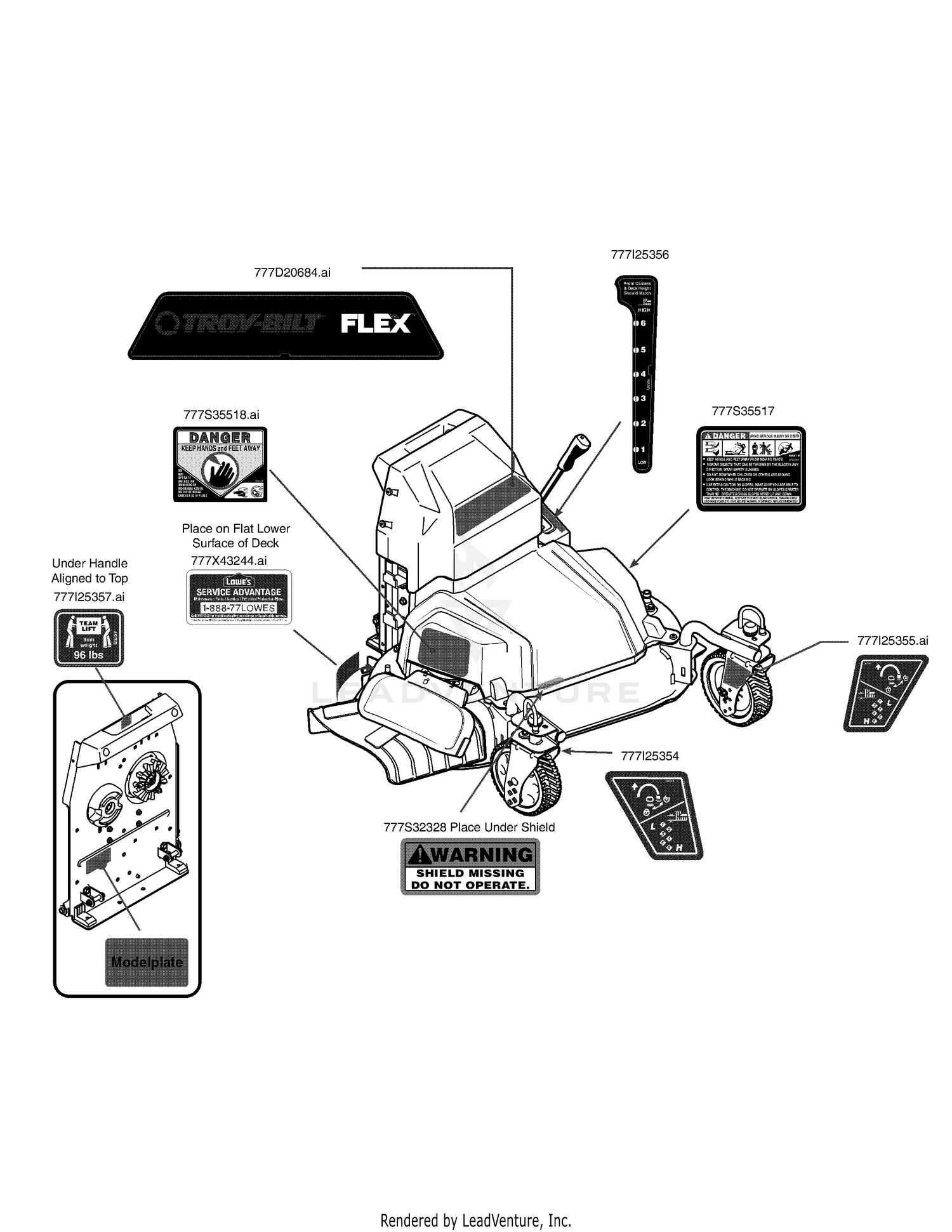 Label Map 23AAAA8X711