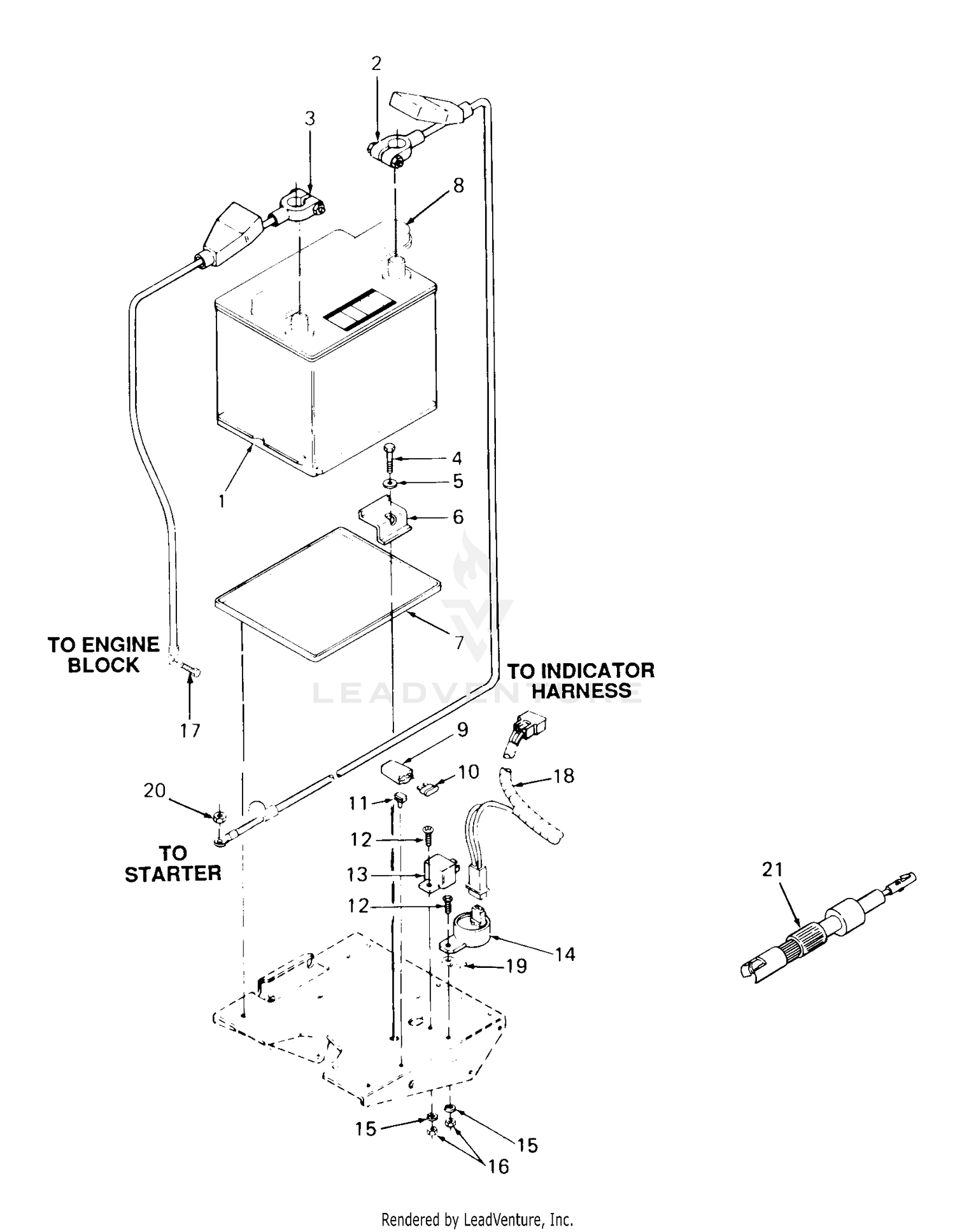 Battery And Electrical Components