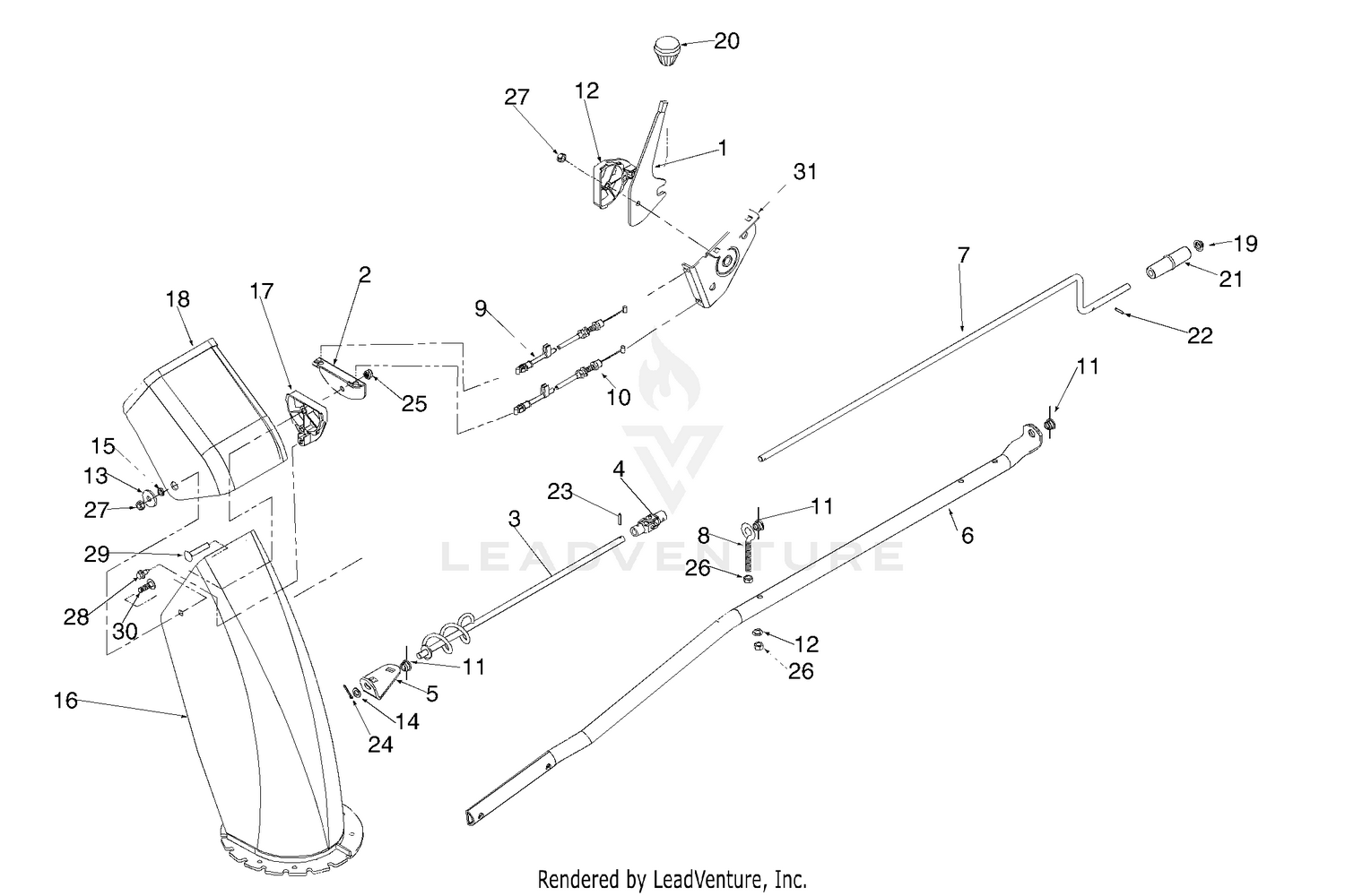 45" Snow Thrower Attachment (Part 3)