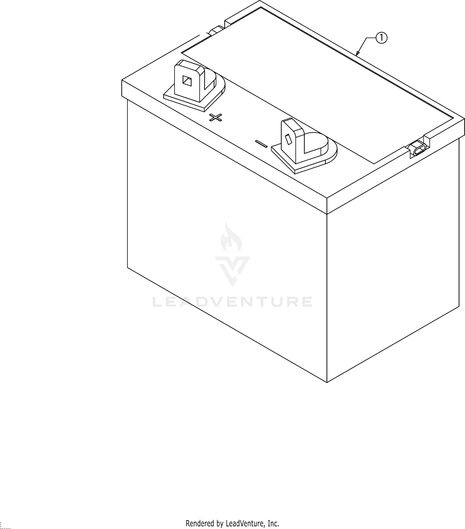 Cub Cadet XT1 LT42 Tractor 2016 13WVA1CS009 Battery