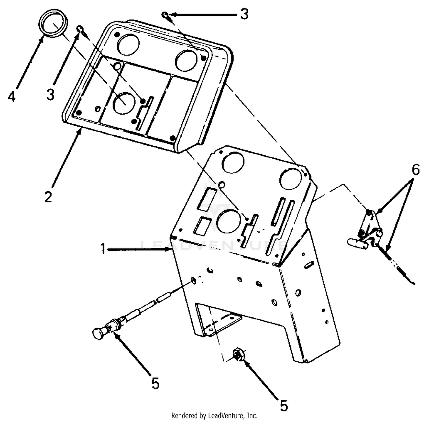 Pedestal, Instrument Panel & Engine Controls