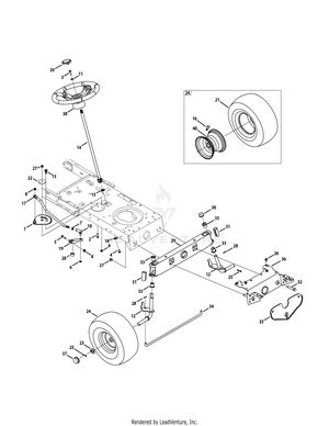 Huskee 13ac76lf031 Lt3800 2011 Partswarehouse