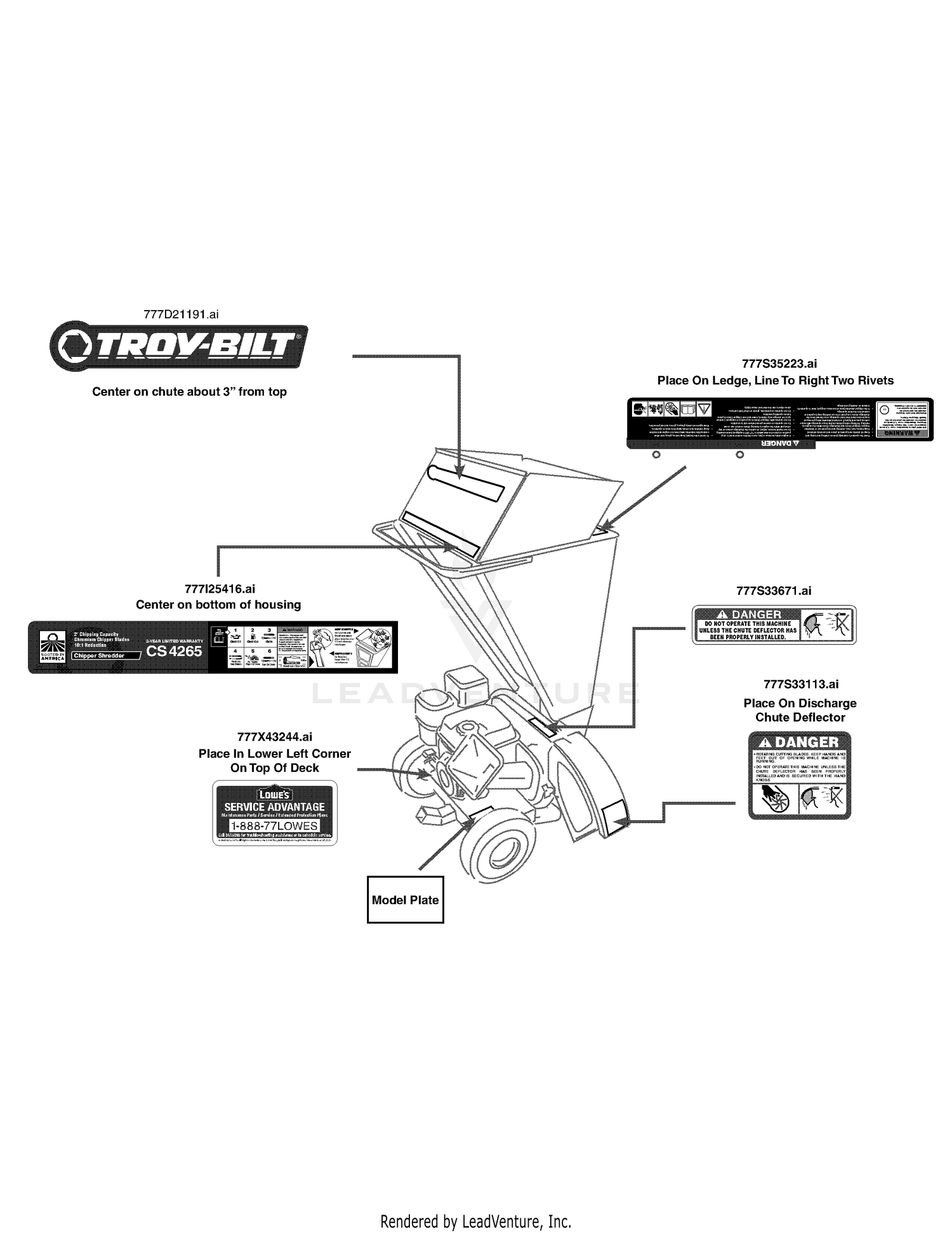 Label Map 24B-412J711