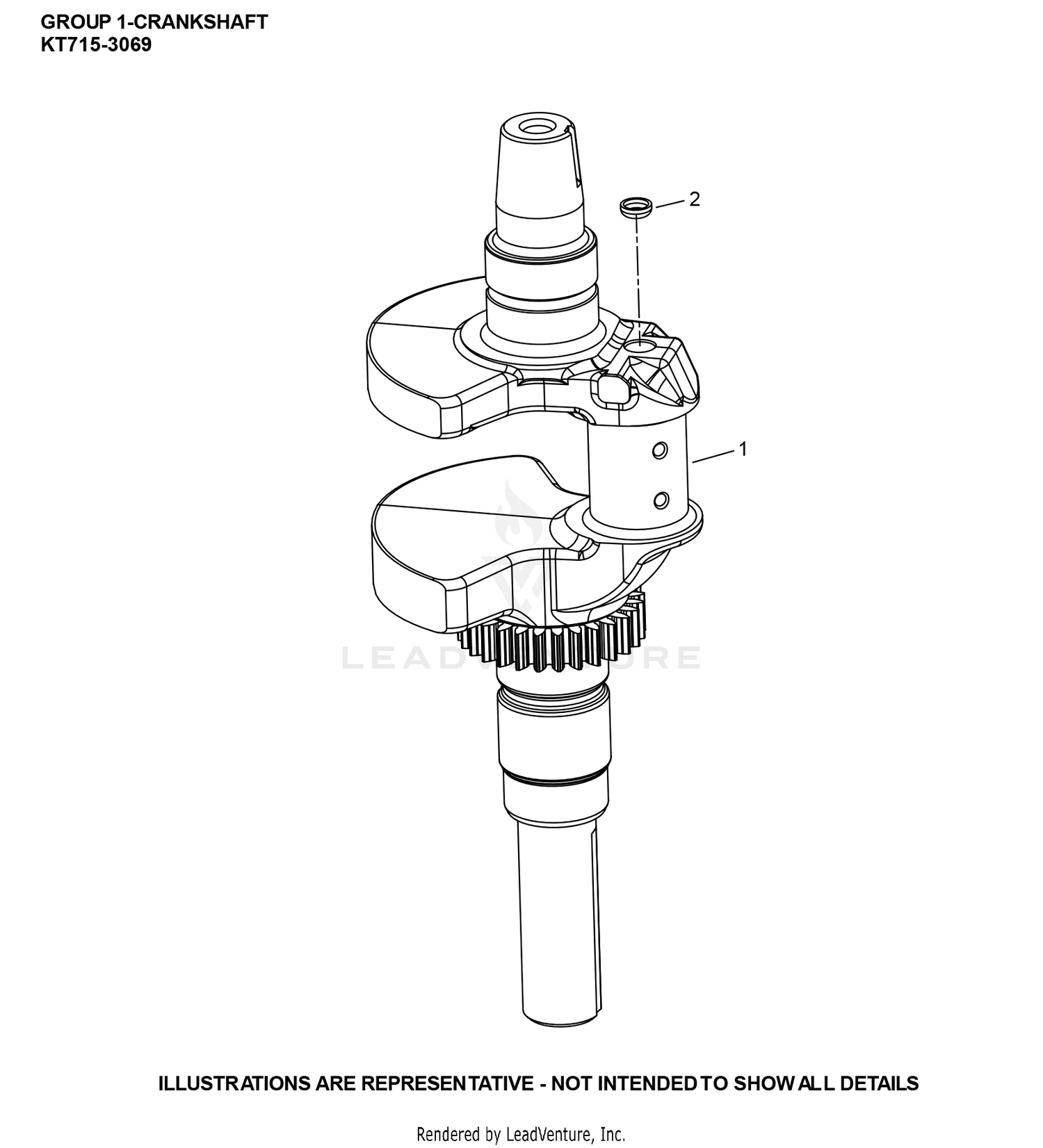 KT715-3069 CrankShaft