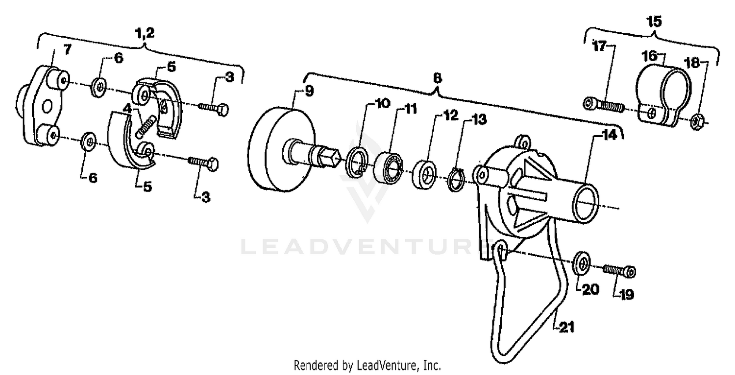 CLUTCH AND CLUTCH HOUSING ASSEMBLY