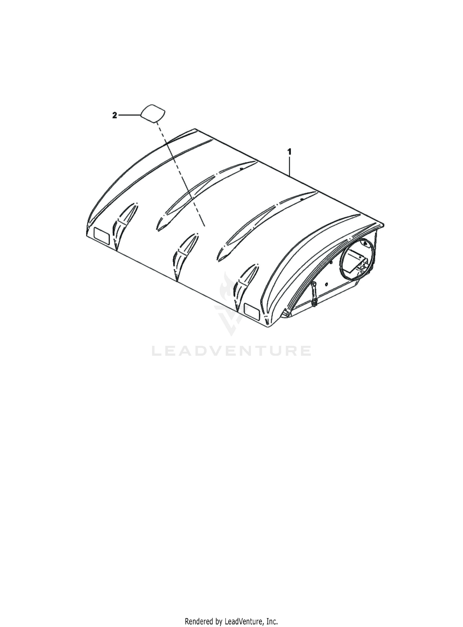 A2081 Top Assembly / Cub Cadet