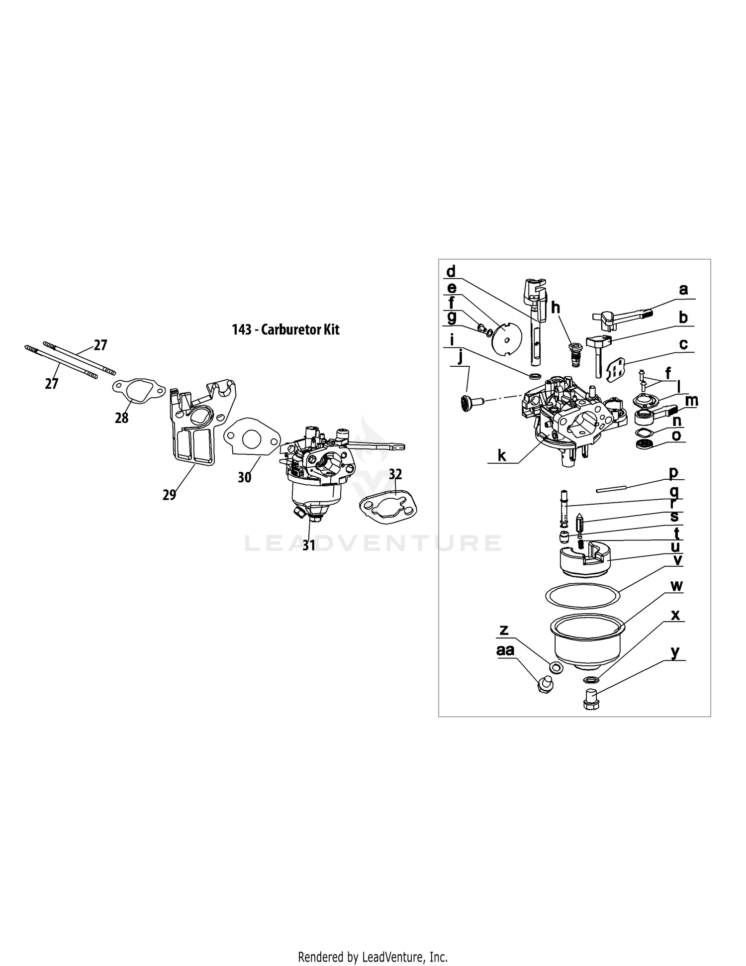 170-DU Carburetor