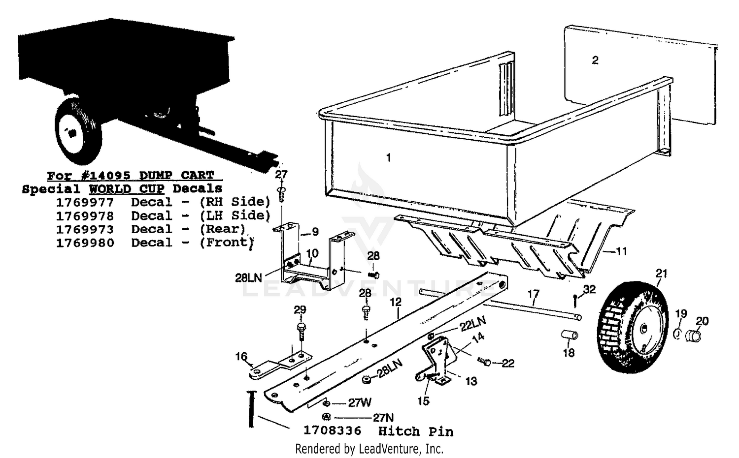 10 CU. FT. DUMP CART